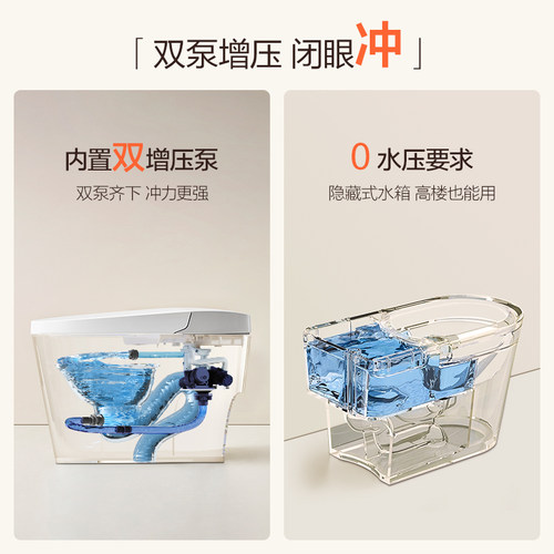 【政府补贴15%】安华卫浴家用无水压限制泡沫盾脚感轻智能马桶C1 - 图1