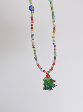 朵拉手作童趣可爱项链节日氛围感