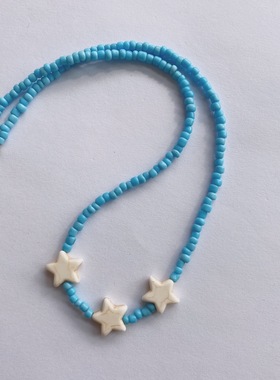 串珠星星千禧辣妹项链