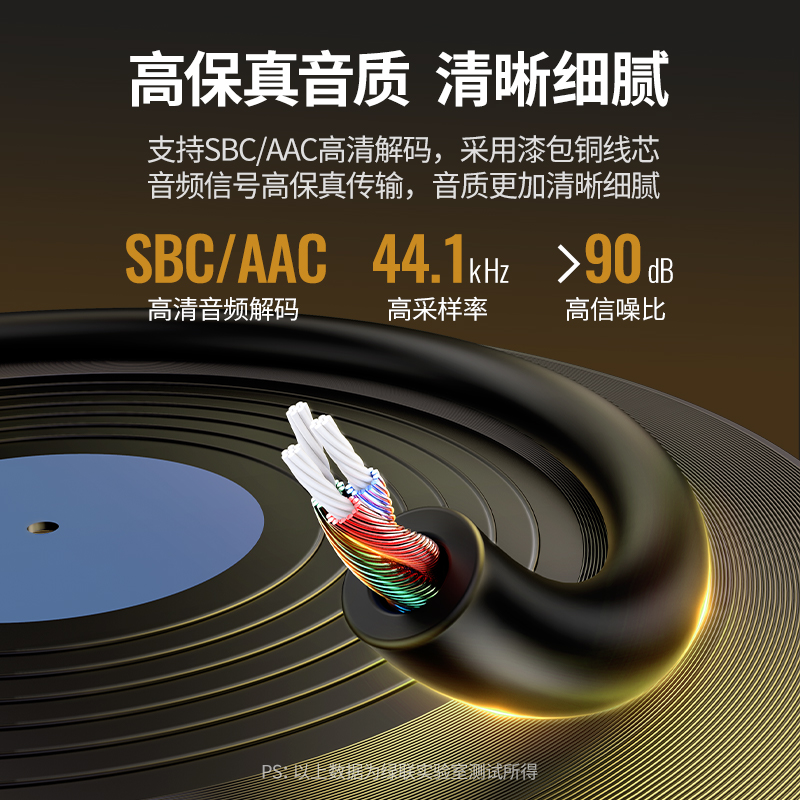 绿联车载蓝牙接收器5.3aux音频线连接汽车用usb音响转换无线音质