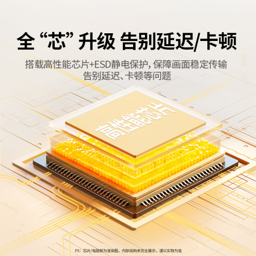 绿联usb转hdmi转换器vga接头type-c电脑显示器高清线连电视投影仪 - 图1