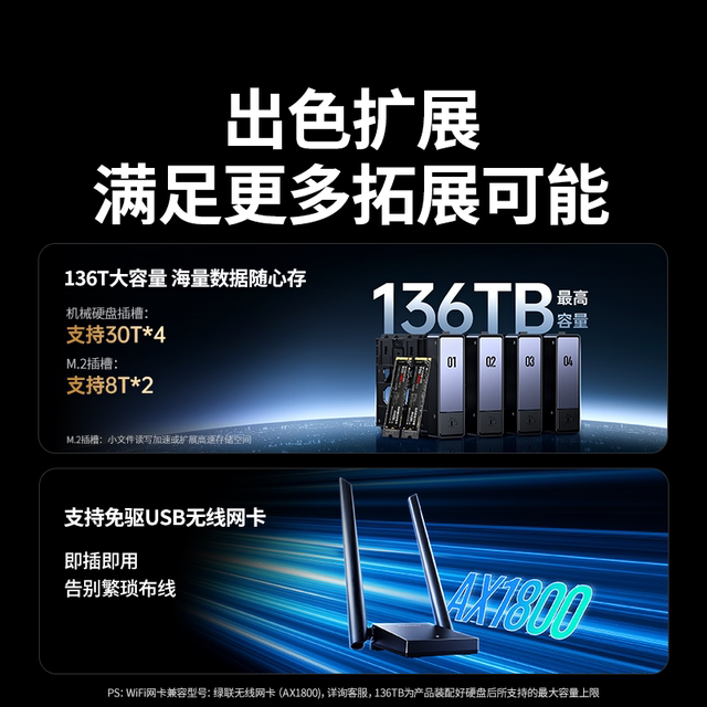 Greenlink DXP4800 four-bay NAS private cloud