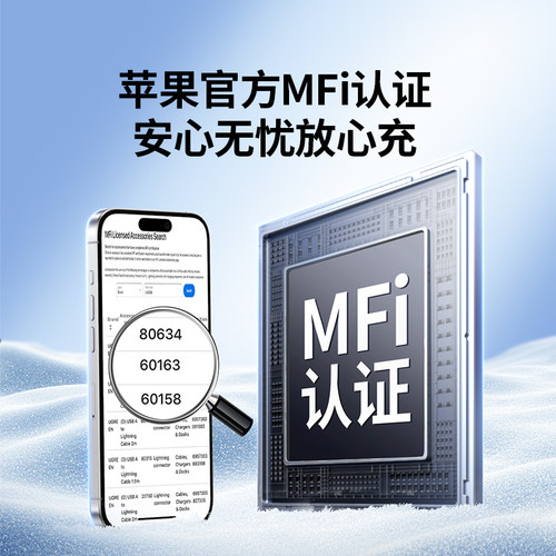 绿联适用苹果iPhone17Pro16e14max15plus12手机数据线13mfi认证iPad充电线器lighting11PD快充usb车载CarPlay - 图1