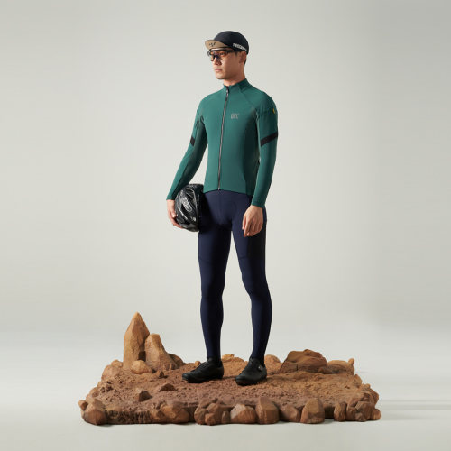 GRC秋冬RESEARCH加绒保暖山地公路车自行车骑行服骑行上衣外套男 - 图3