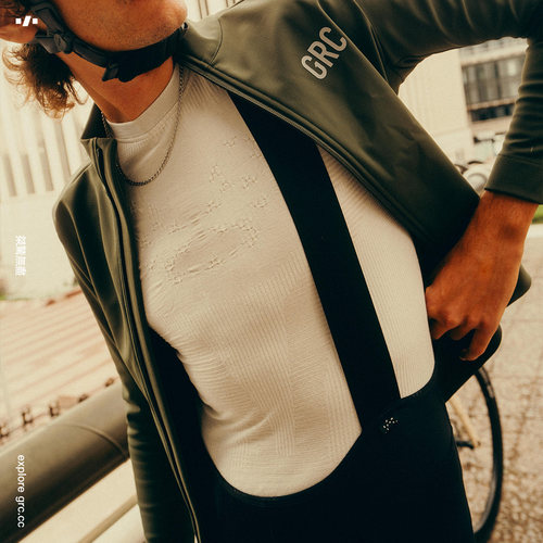 GRC桀骜无尽秋冬新款TECH打底保暖速干公路自行车骑行服排汗衫男 - 图3