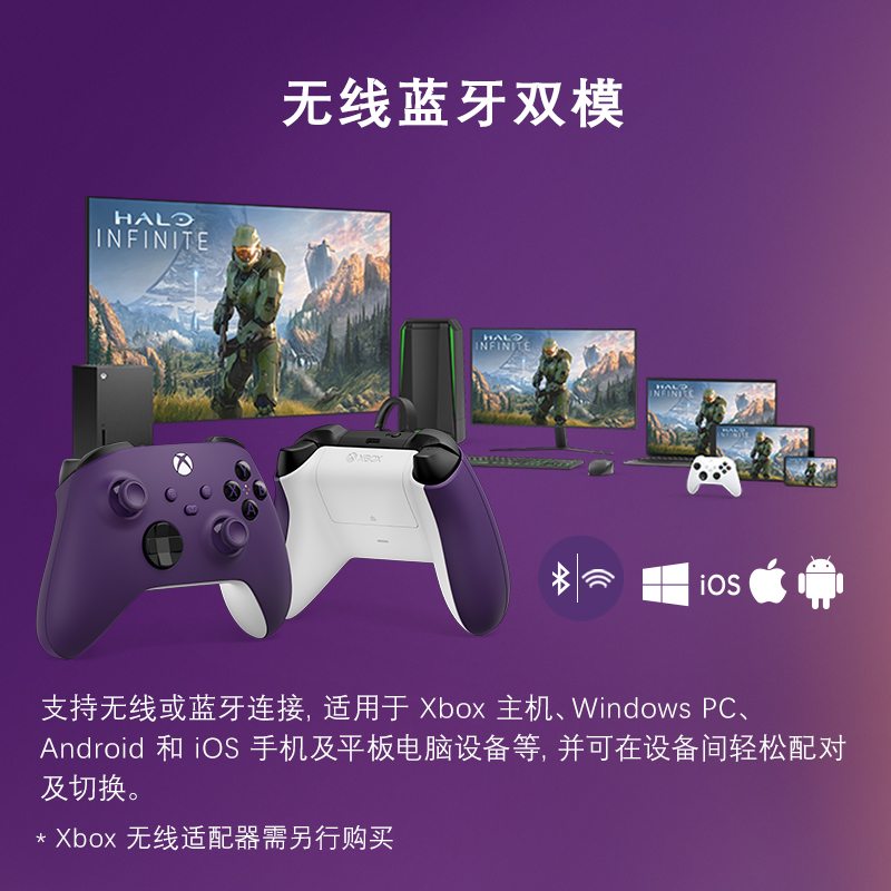 【百亿】微软Xbox Series S/X无线游戏手柄 XSS XSX 蓝牙控制器 - 图1