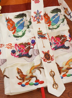 亚青胜利宝幢八吉祥法幢