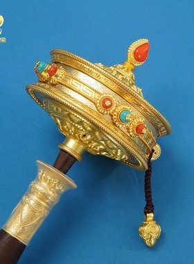 德田学院款大号手摇转金筒