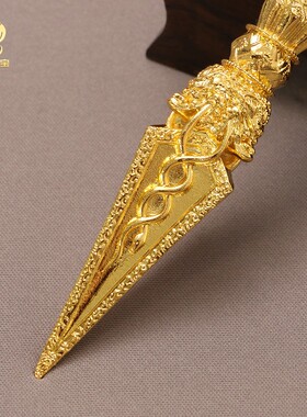 铜合金三面普巴金刚橛带底座