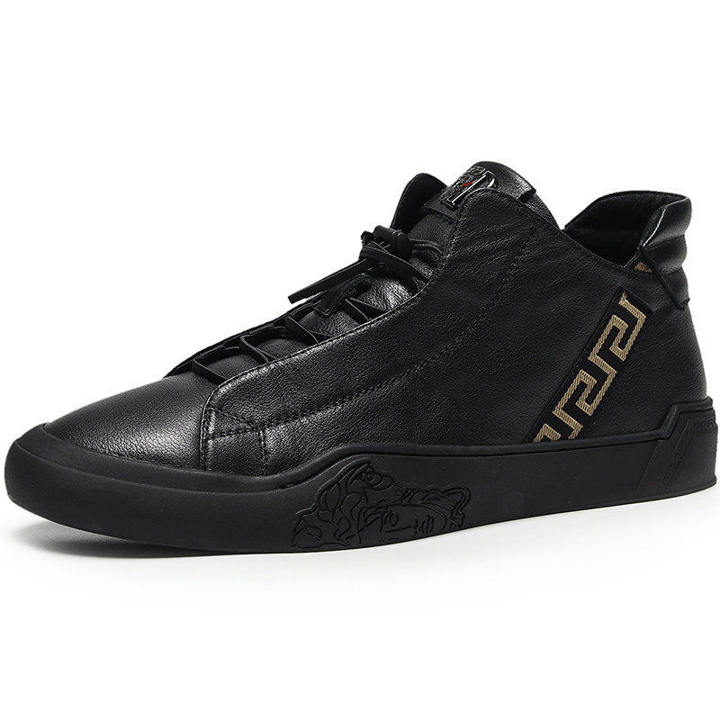 真皮男鞋潮鞋子2025秋季小板鞋韩版潮流百搭鞋子男乐福鞋休闲皮鞋,淘宝优惠券,粉丝福利购,淘宝优惠卷