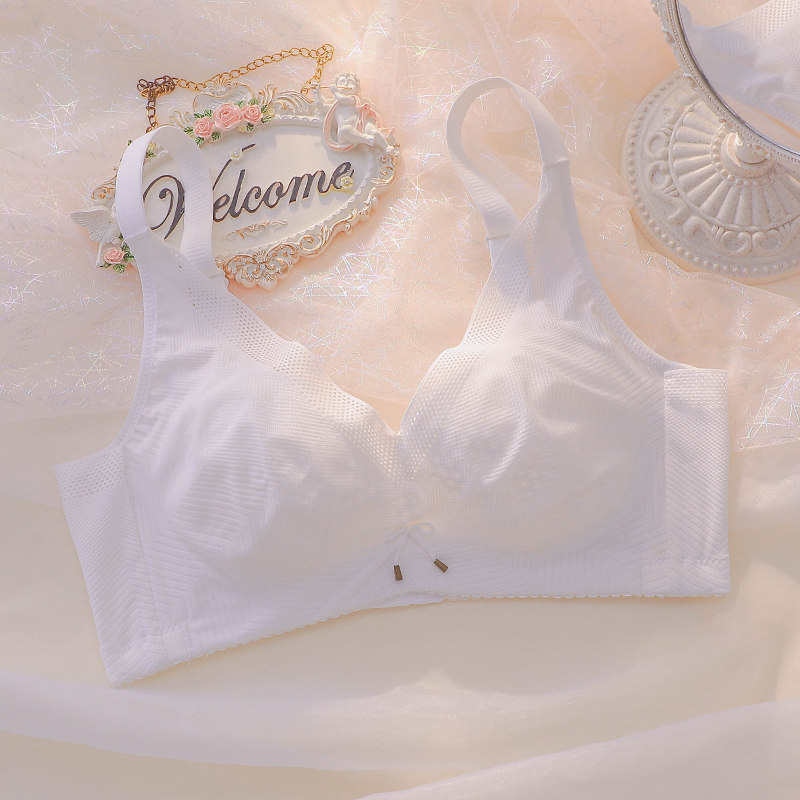 女无钢圈大胸显小夏超薄款缩文胸 嫦香诗文胸
