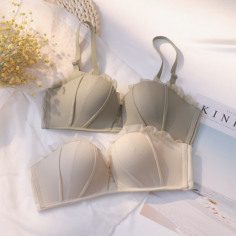 肩带聚拢防滑上托无钢圈抹胸式裹胸 嫦香诗文胸