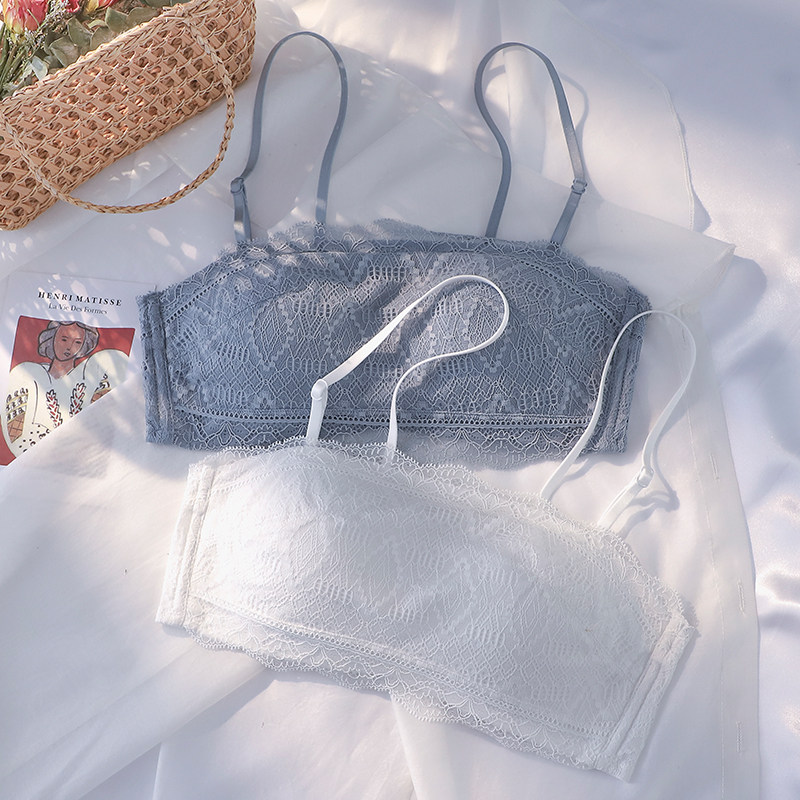 白色薄款大胸显小无钢圈聚拢裹胸 嫦香诗文胸