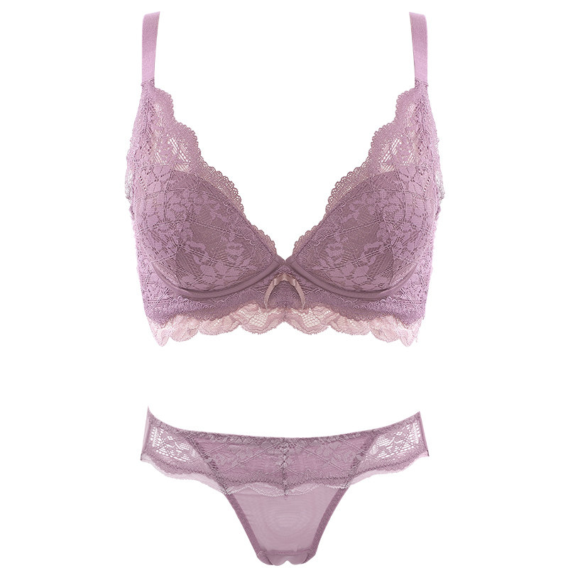 女无钢圈收副乳上托防下垂性感胸罩 嫦香诗文胸