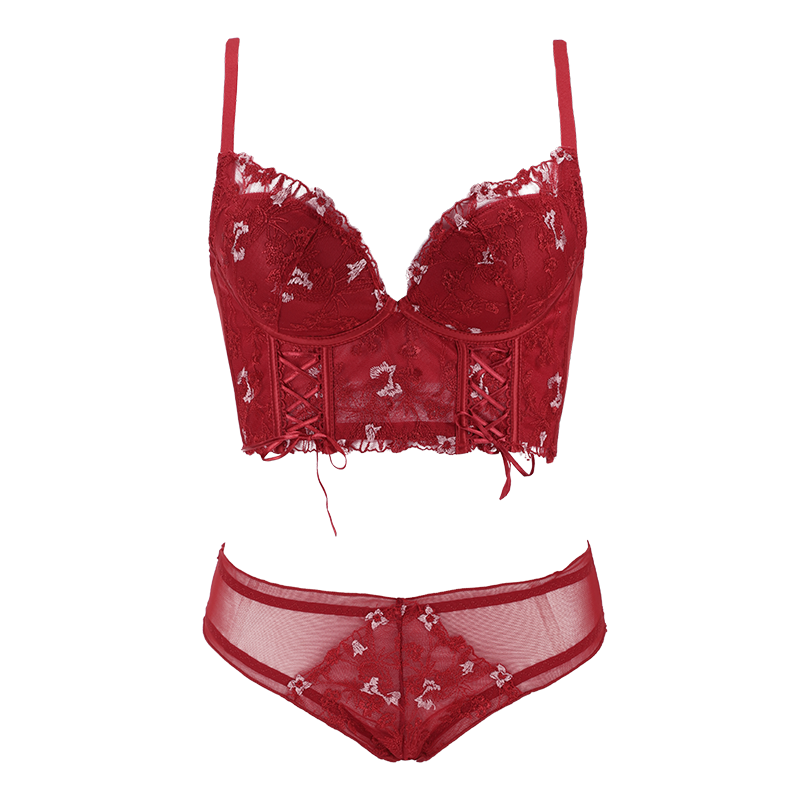 聚拢2021新款无钢圈虎年文胸 嫦香诗文胸