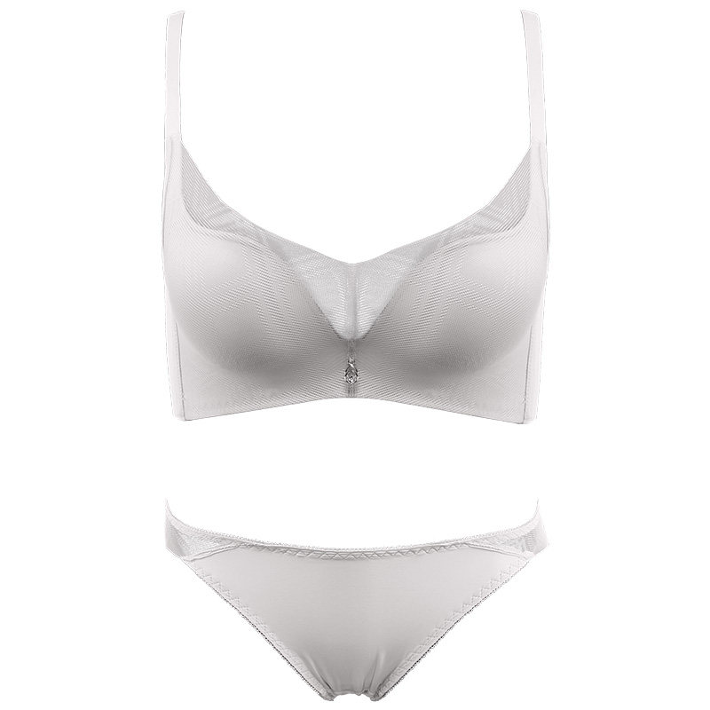 嫦香诗无磁薄款显大收副乳蕾丝胸罩 嫦香诗文胸