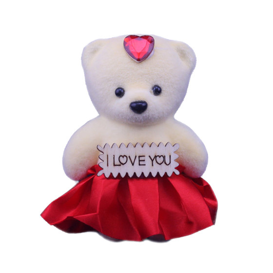 Flowers floral material package flower doll cartoon bouquet bear
