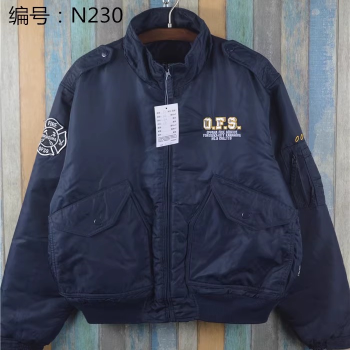 vintage古着街头ma-1飞行服宽松休闲棒球服户外加厚保暖夹克外套 - 图1