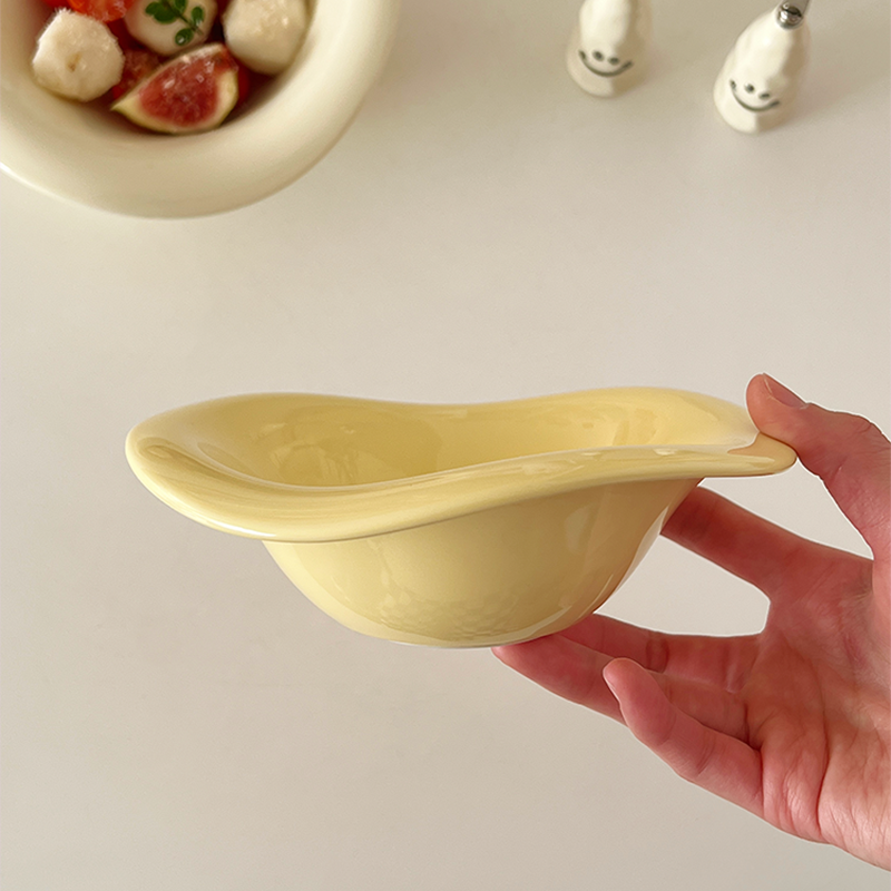 穆尼 ins风异形沙拉碗高颜值酸奶碗燕麦早餐碗甜品碗餐具饭碗陶瓷,淘宝优惠券,粉丝福利购,淘宝优惠卷