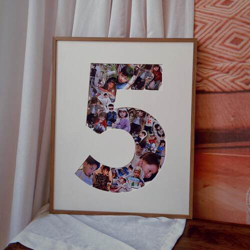 1周岁宝宝diy相框照片相册儿童成长记录纪念数字定制生日礼物布置 - 图2