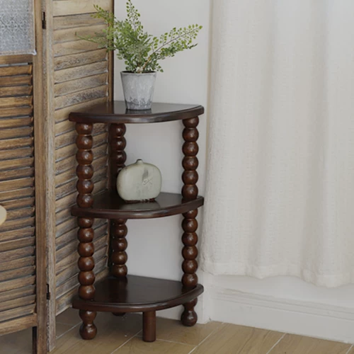 Американский стиль сплошной деревянный стол цветочный стой