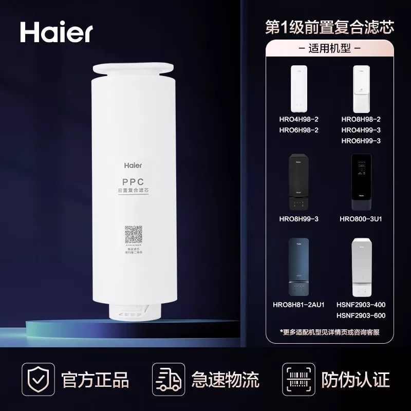 海尔净水器HRO4H98/99/6H79/8H98/92/8H81-2/8H99/500/600-3滤芯 - 图0