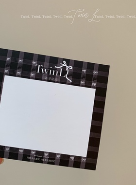 TwinL荔予星河 原创美甲打版拍照背景卡纸 10张