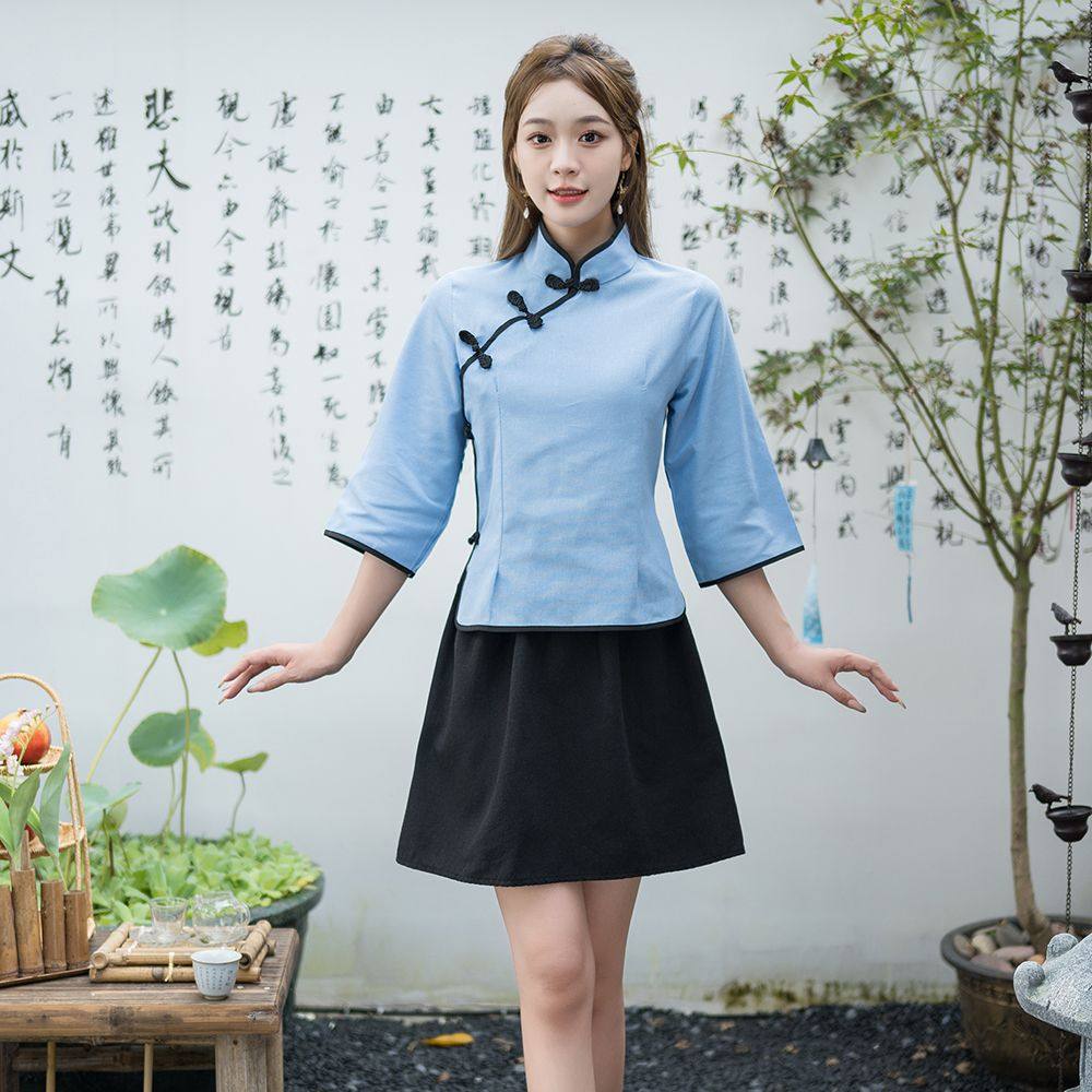 民国学生装五四青年装男女民国风女装中山装儿童舞台合唱表演服装,淘宝优惠券,粉丝福利购,淘宝优惠卷