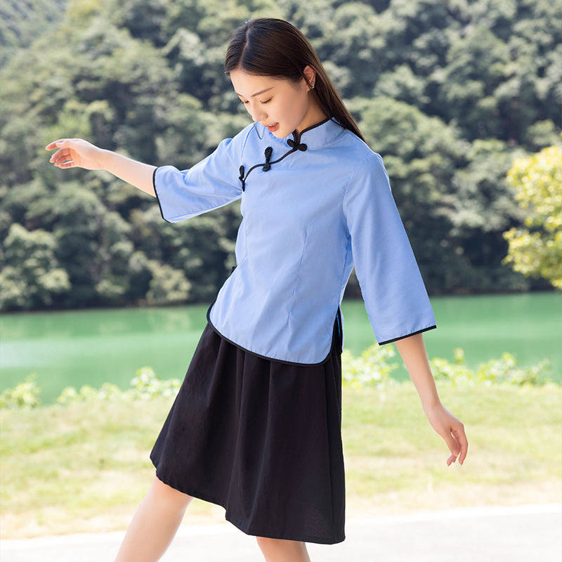 民国学生装女五四青年装民国风女装中山装男班服舞台合唱表演服装,淘宝优惠券,粉丝福利购,淘宝优惠卷