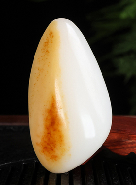 天然和田玉籽料原石手把件