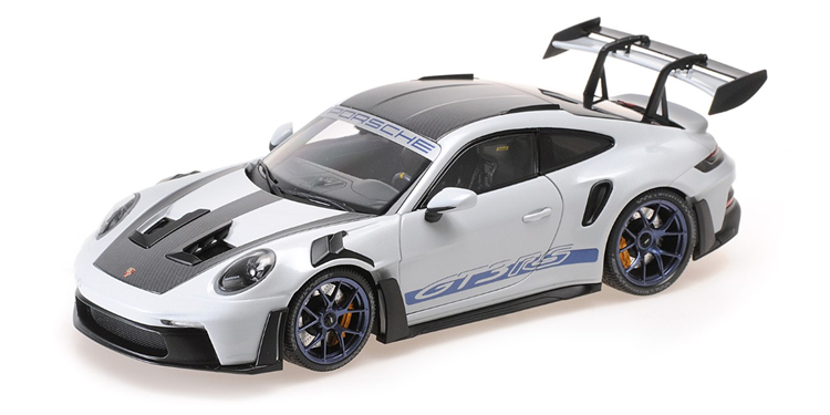 迷你切 1:18  保时捷PORSCHE 911 992 GT3 RS 合金三开 汽车模型 - 图2