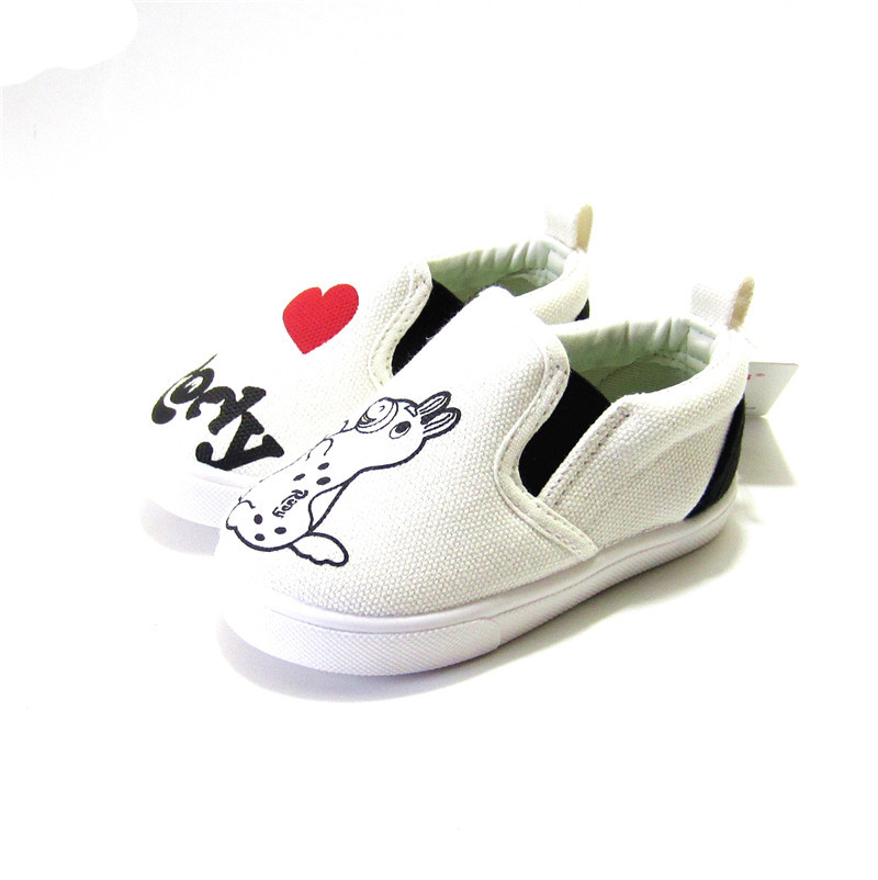 春季新款外贸儿童一脚蹬帆布鞋小童球鞋软底宝宝鞋子潮童男女童鞋