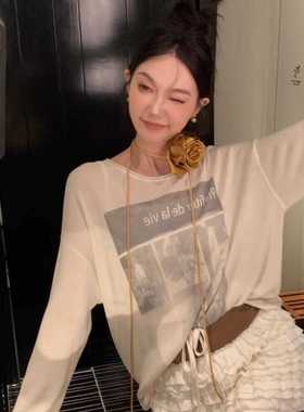 项链发带两用~金色玫瑰花系带大花朵时髦侧边头饰发饰春季新款女