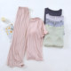 Modal bra padded trousers ສັ້ນ trousers ເສັ້ນ ເສັ້ນ ແນວ ຕັ້ງ pajamas ສໍາ ລັບ summer ແມ່ ຍິງ