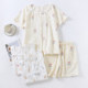 ກາຕູນຍີ່ປຸ່ນຟອງຝ້າຍ gauze pajamas ແມ່ຍິງ summer ຝ້າຍບໍລິສຸດ