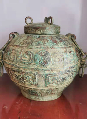 古铜做旧风水摆件礼品仿古青铜器