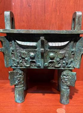 饕餮纹镇宅复古礼品仿古青铜器