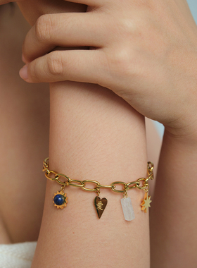 唤应原创设计高级个性手链白水晶