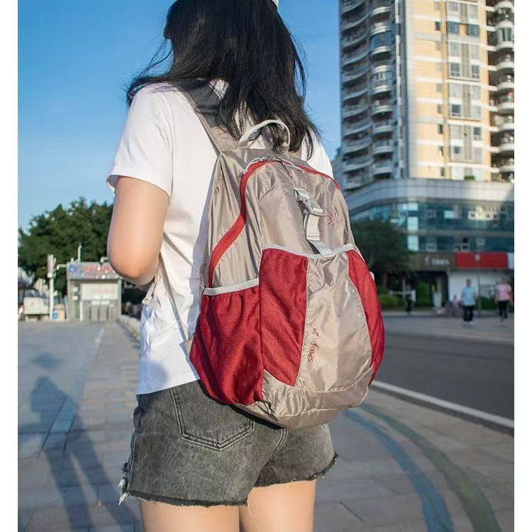 折叠旅行背包女士双肩轻便女款超轻薄轻巧短途高颜值女大容量防水,淘宝优惠券,粉丝福利购,淘宝优惠卷