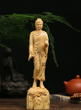 【居舍】黄杨木雕犍陀罗释迦牟尼