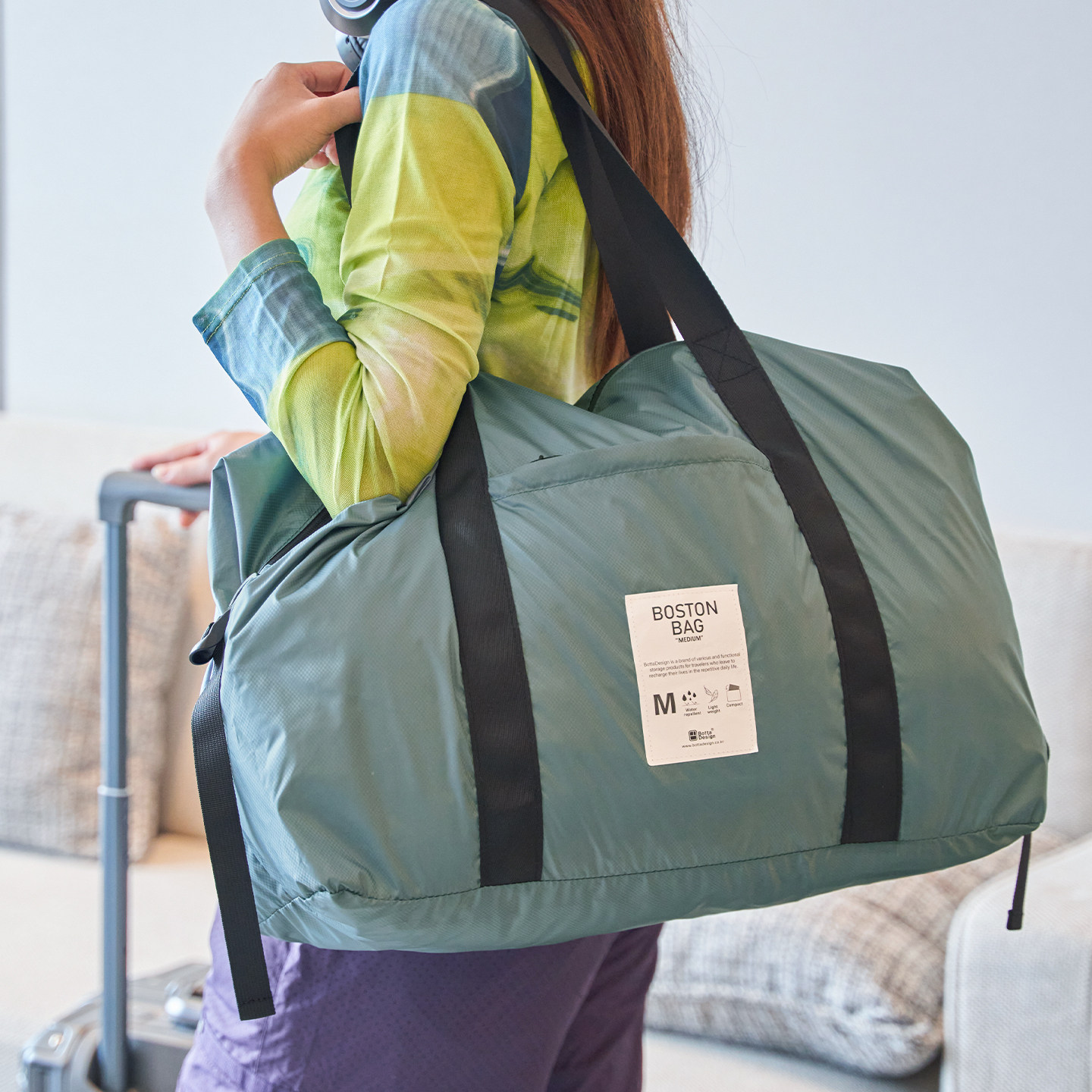 2025新款时尚轻便行李袋旅行包手提大容量女折叠旅行袋可套拉杠箱,淘宝优惠券,粉丝福利购,淘宝优惠卷