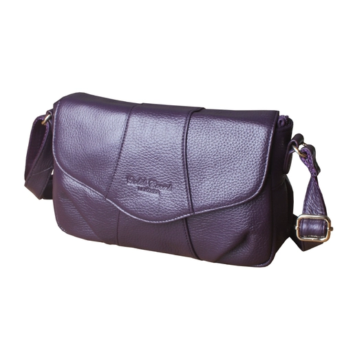 Коралловая кожаная сумка на одно плечо для отдыха, сумка через плечо, кошелек, из натуральной кожи