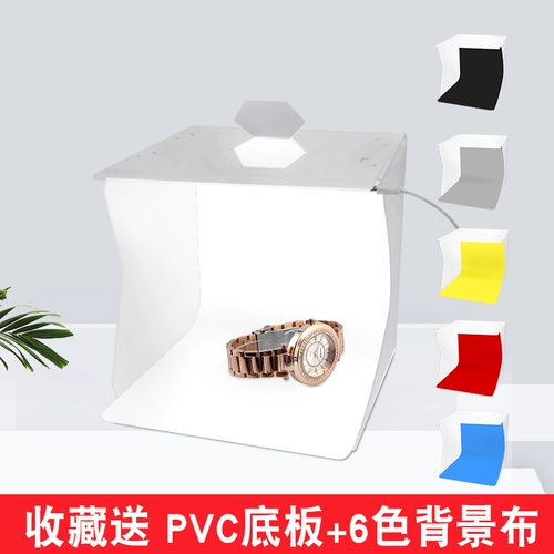 30 см. Маленькая фотография сарая Taobao Product Photography Light Box Складка Портативная мини -мини -мини -светодиодная светодиодная коробка ювелирных украшений, стрельба из маленькой студии e -Commerce Статическая фотография Съемка съемки