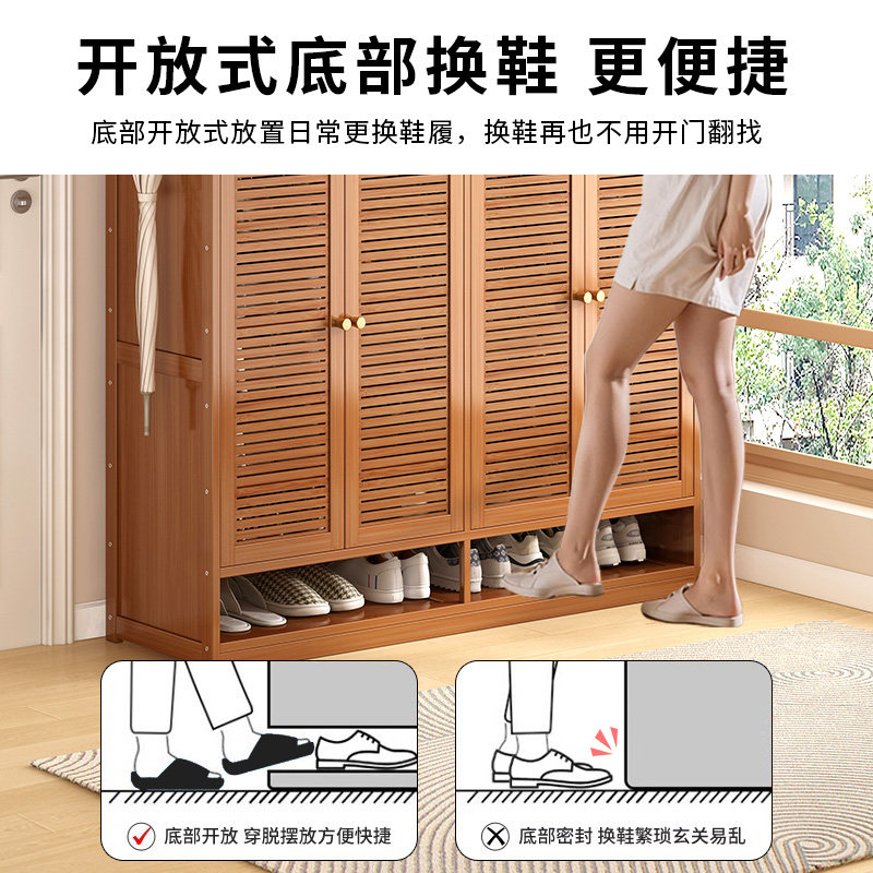 鞋柜家用门口多层收纳神器省空间出租房用超大简易入户防尘鞋架子