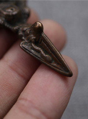 藏传精工大鹏金翅鸟孔雀明王吊坠