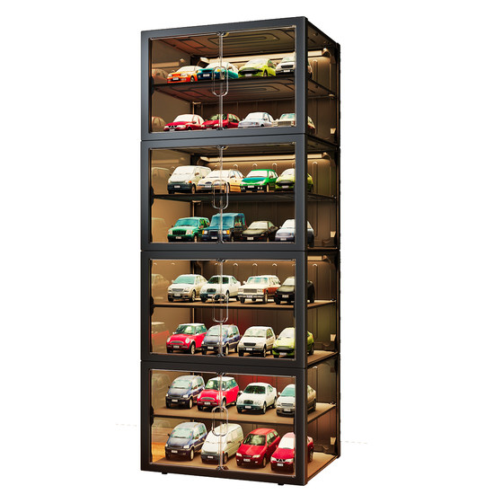 Collection Series | The fifth generation of high-transparency layered car model cabinets