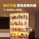 Figure display cabinet transparent suitable for up to LEGO building blocks large car model display rack household toy storage box