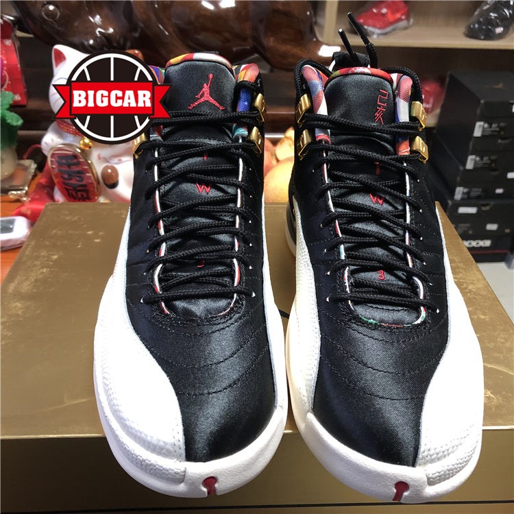 Air Jordan 12 CNY AJ12中国新年百家衣猪年BQ6497  CI2977-006 - 图2