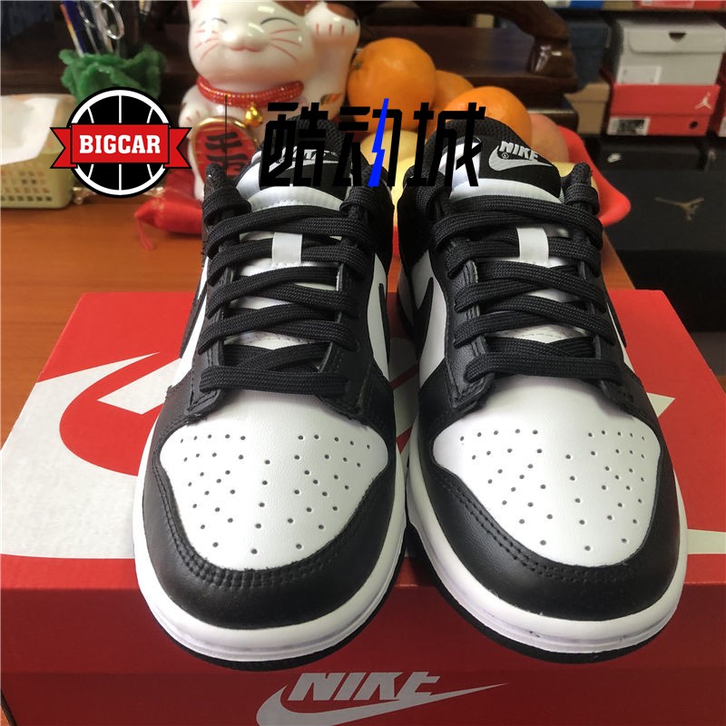 Nike Dunk Low 耐克 黑白熊猫男女休闲板鞋 DD1503-101 116 - 图1