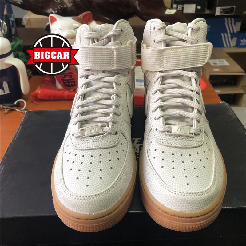 NIKE AIR FORCE 1 HIGH SE AF1 高帮白生胶 860544-001 - 图1